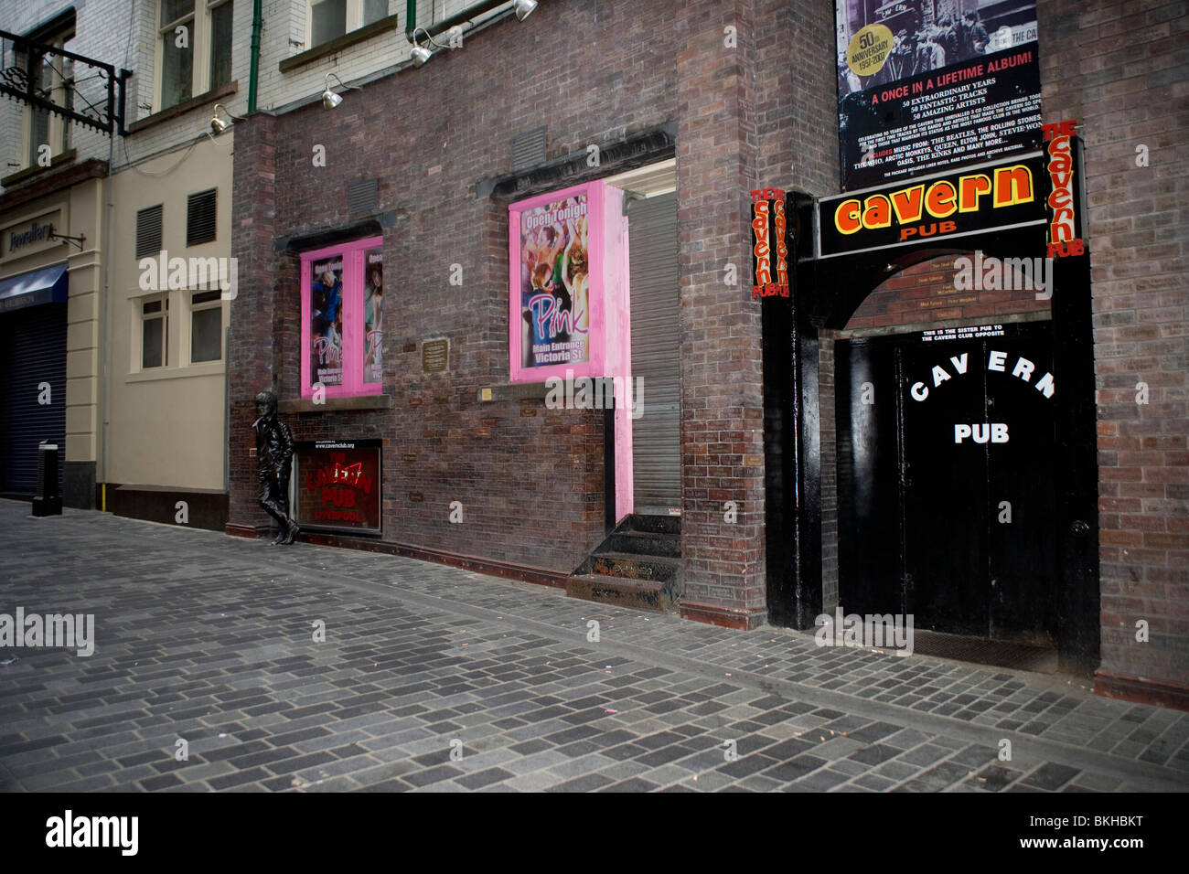 Cavern Club auf Matthew Street-Liverpool Stockfoto