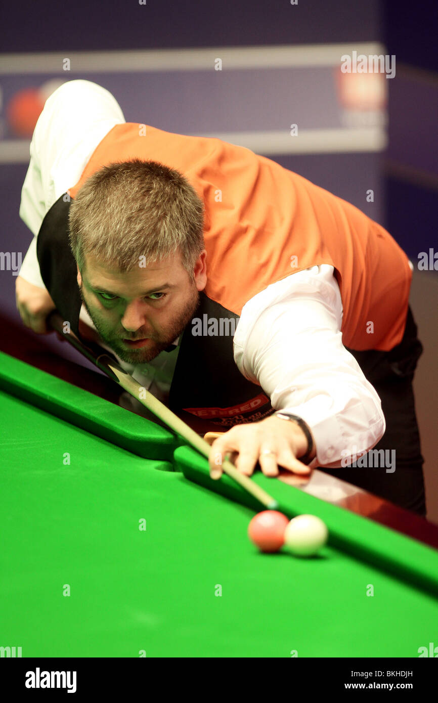 MARCUS CAMPBELL WORLD SNOOKER CHAMPIONSHIP der Tiegel SHEFFIELD ENGLAND 19. April 2010 Stockfoto