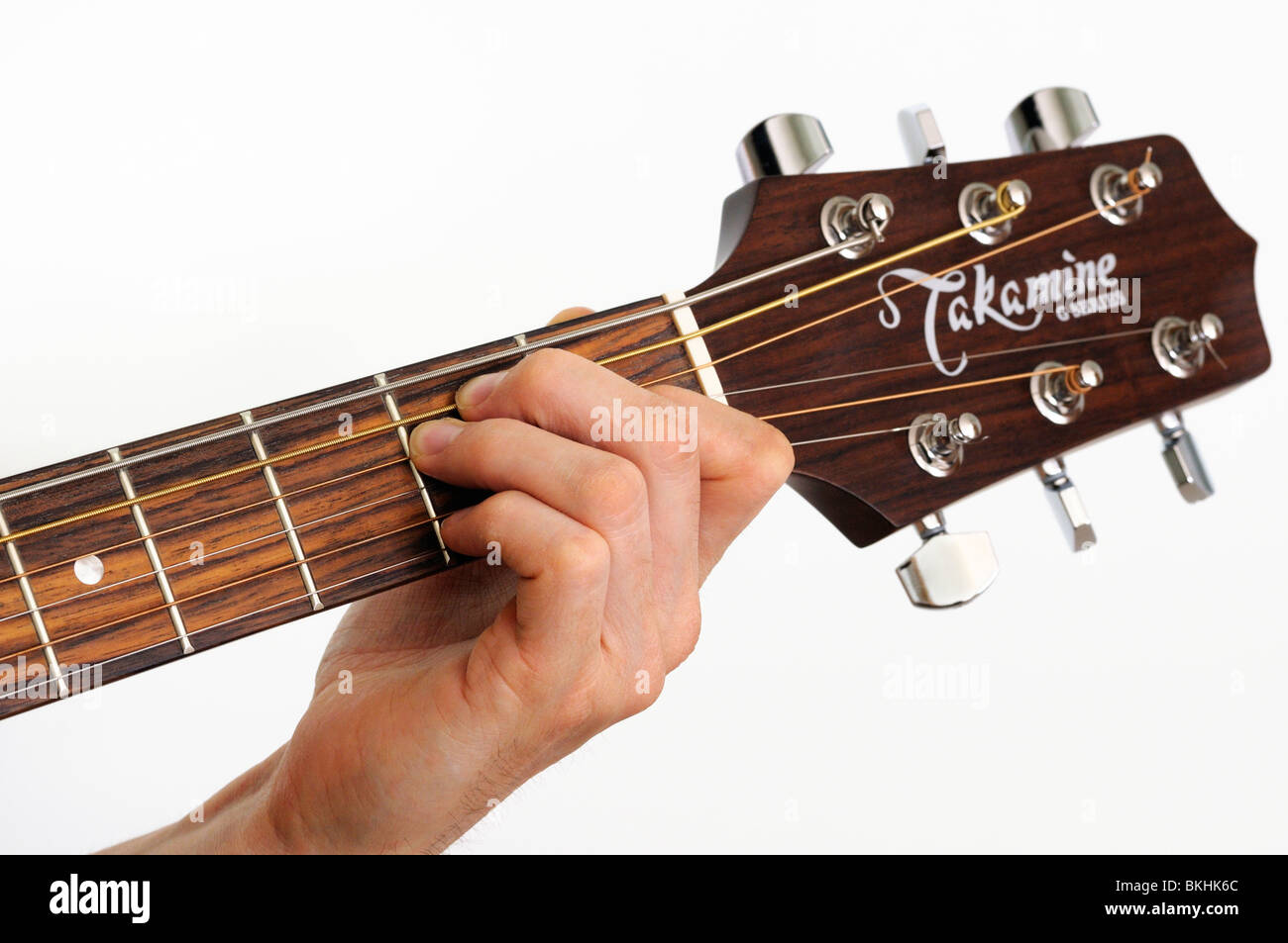 Akustik-Gitarre Stockfoto