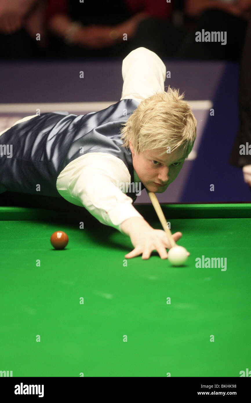 NEIL ROBERTSON WORLD SNOOKER CHAMPIONSHIP der Tiegel SHEFFIELD ENGLAND 21. April 2010 Stockfoto