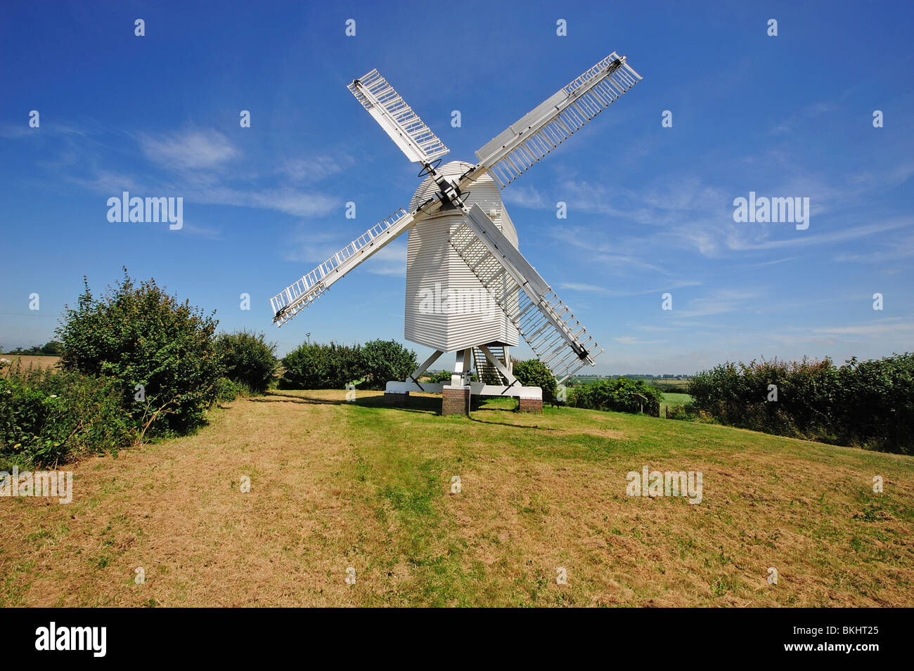 Windmühle in Chillenden, Canterbury, Kent, UK Stockfoto
