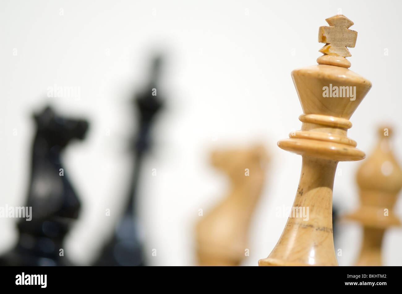 Chess.White König 2 Stockfoto