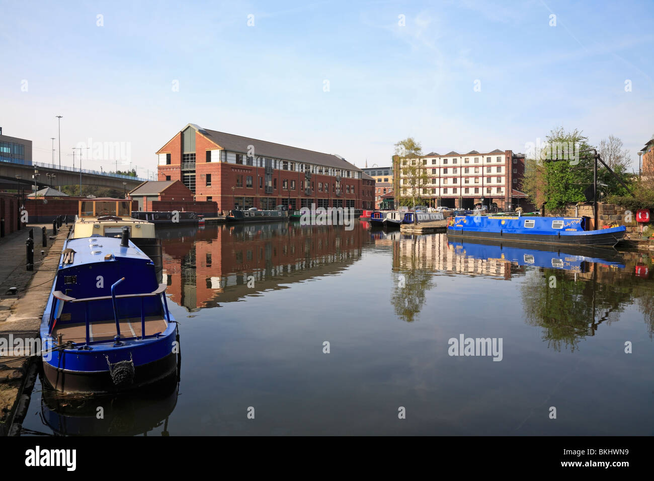 Victoria Kais, Wharf Street Canal Basin, Sheffield, South Yorkshire, England, UK. Stockfoto