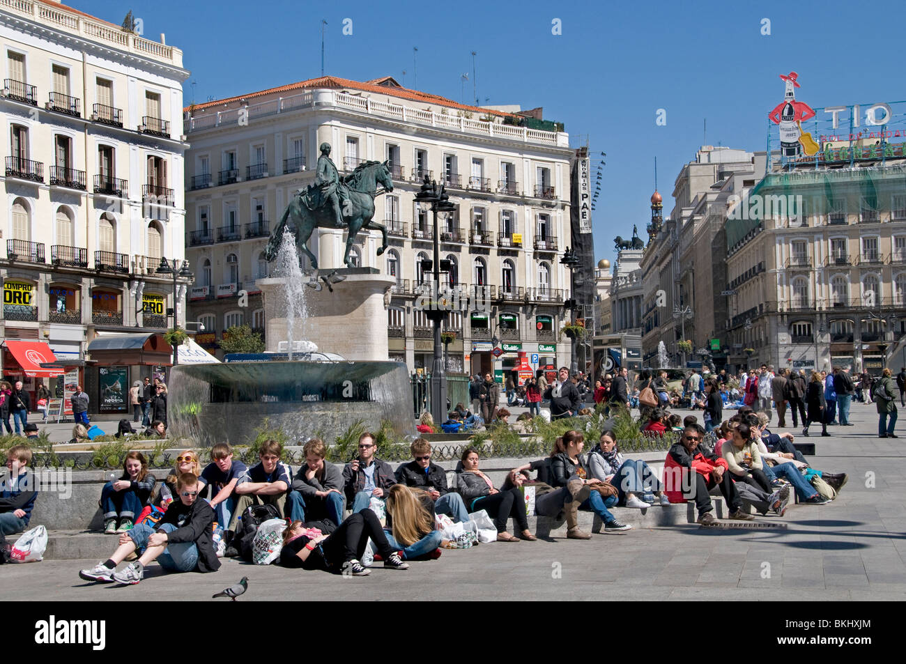 Madrid-Spanien-Spanisch Stockfoto