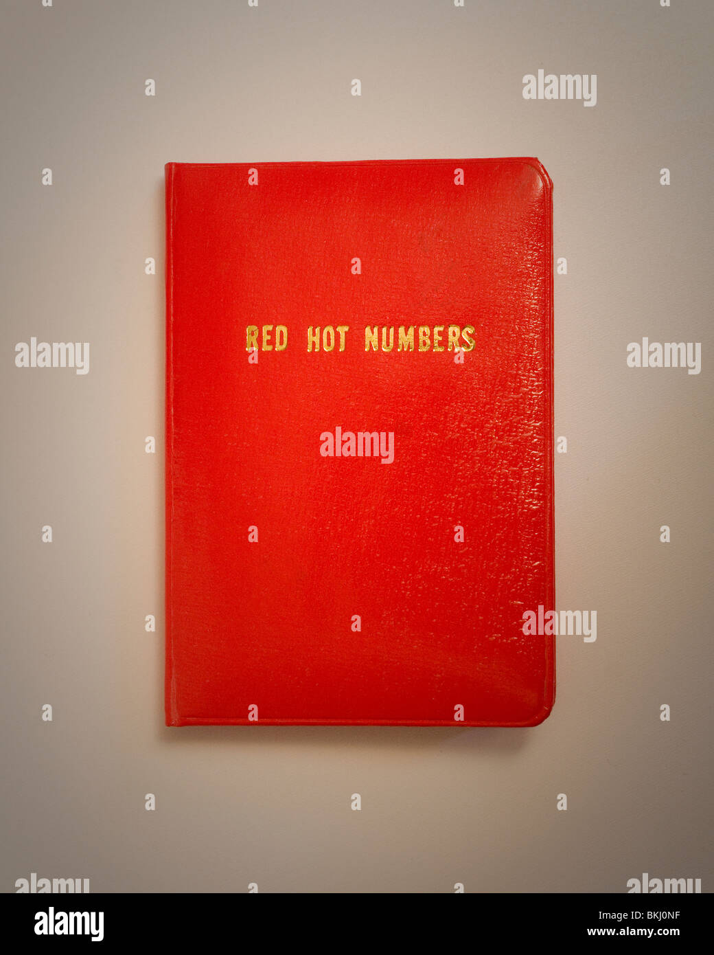 Kleine rote Adressbuch. Stockfoto