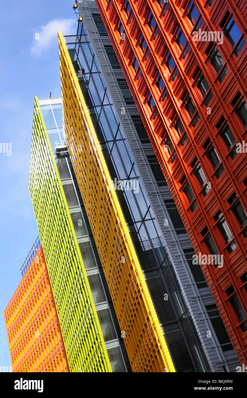 Verkleidung, Teil der Central St Giles gemischte Nutzung Entwicklung Stockfoto