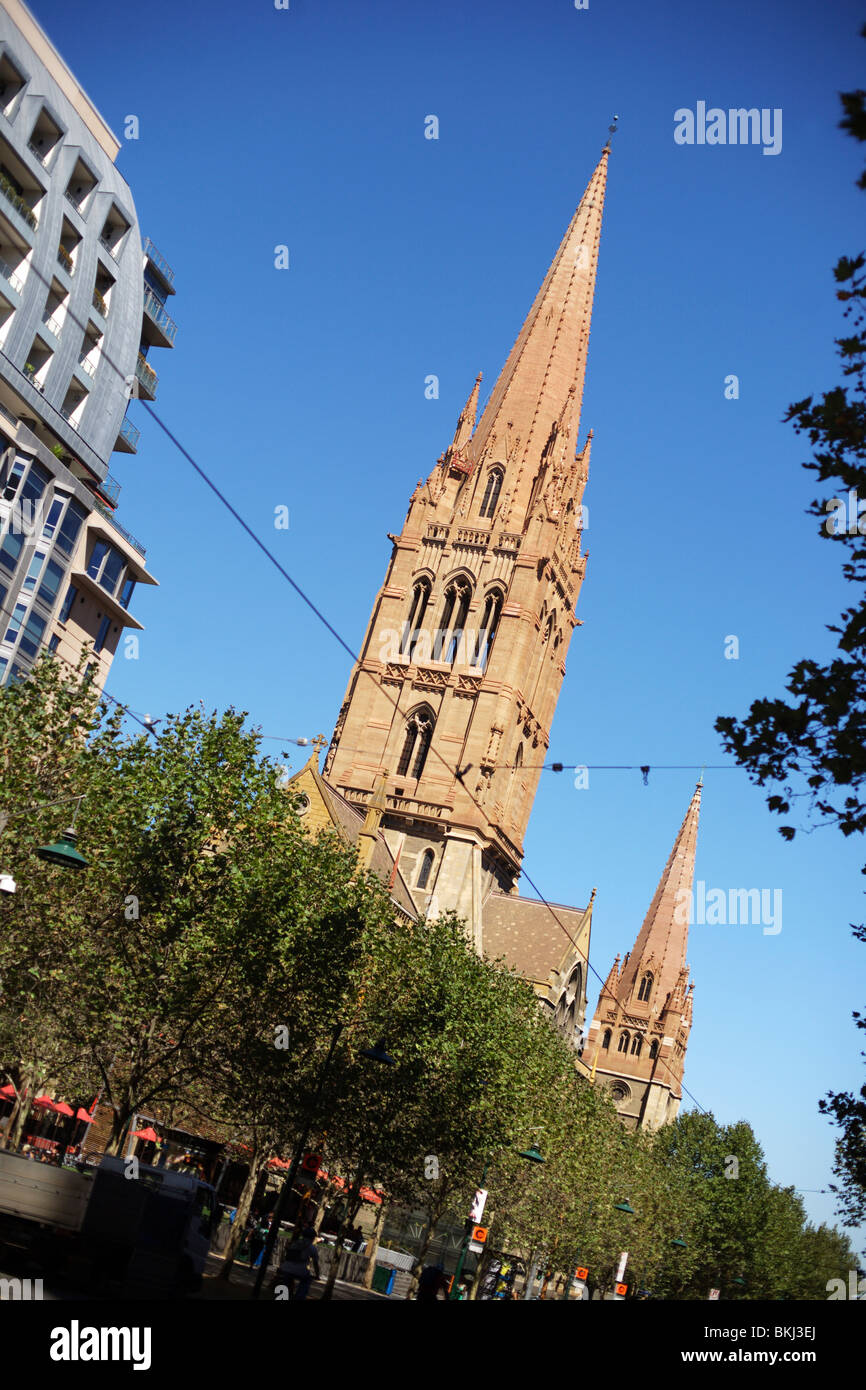 Str. Pauls Kirche, Melbourne, Victoria, Australien Stockfoto