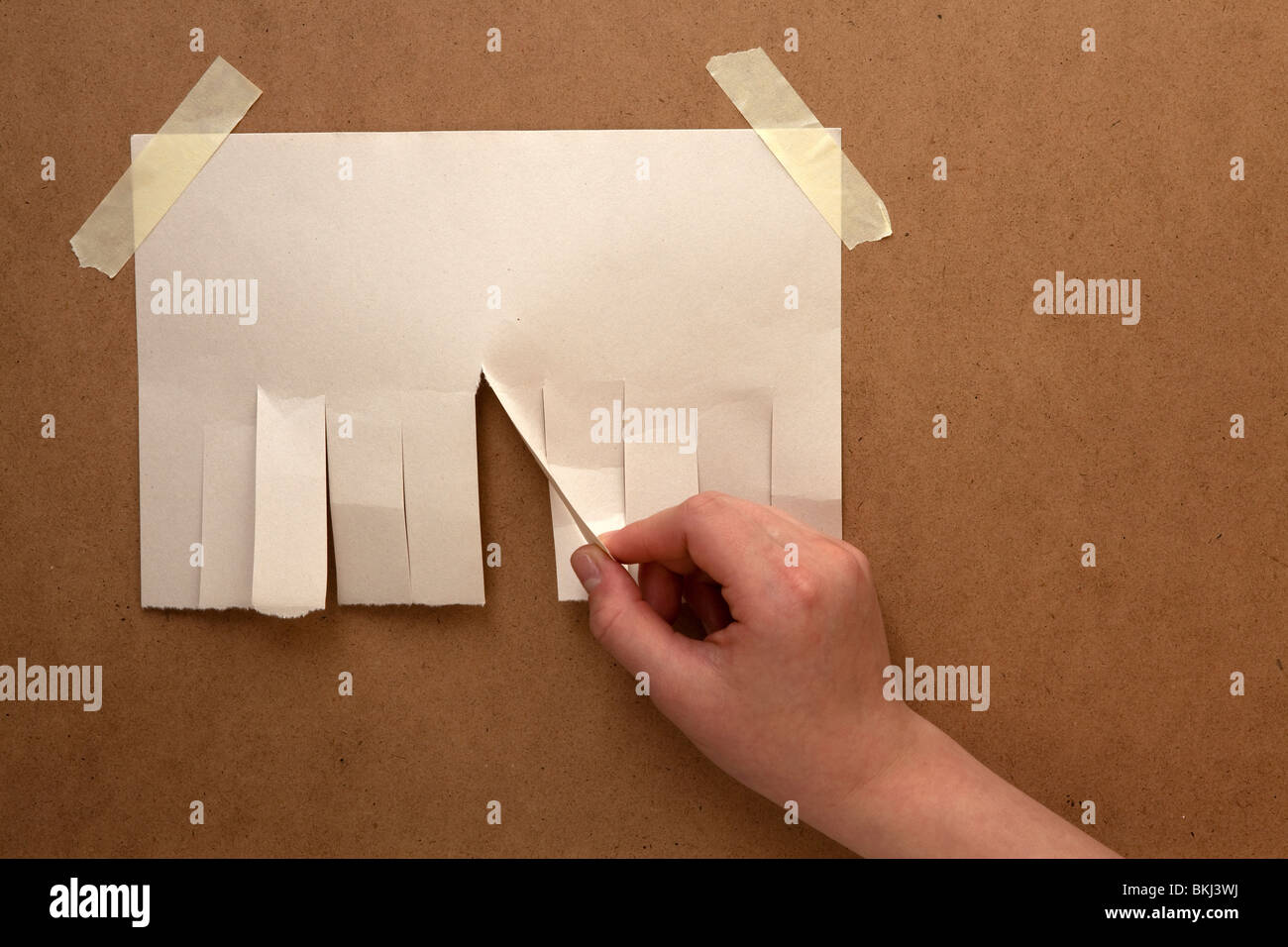 private Anzeige Stockfoto