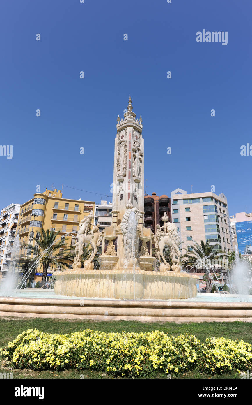 Plaza de Los Luceros, Alicante / Alacant, Comunidad Valencia, Provinz Alicante, Spanien Stockfoto