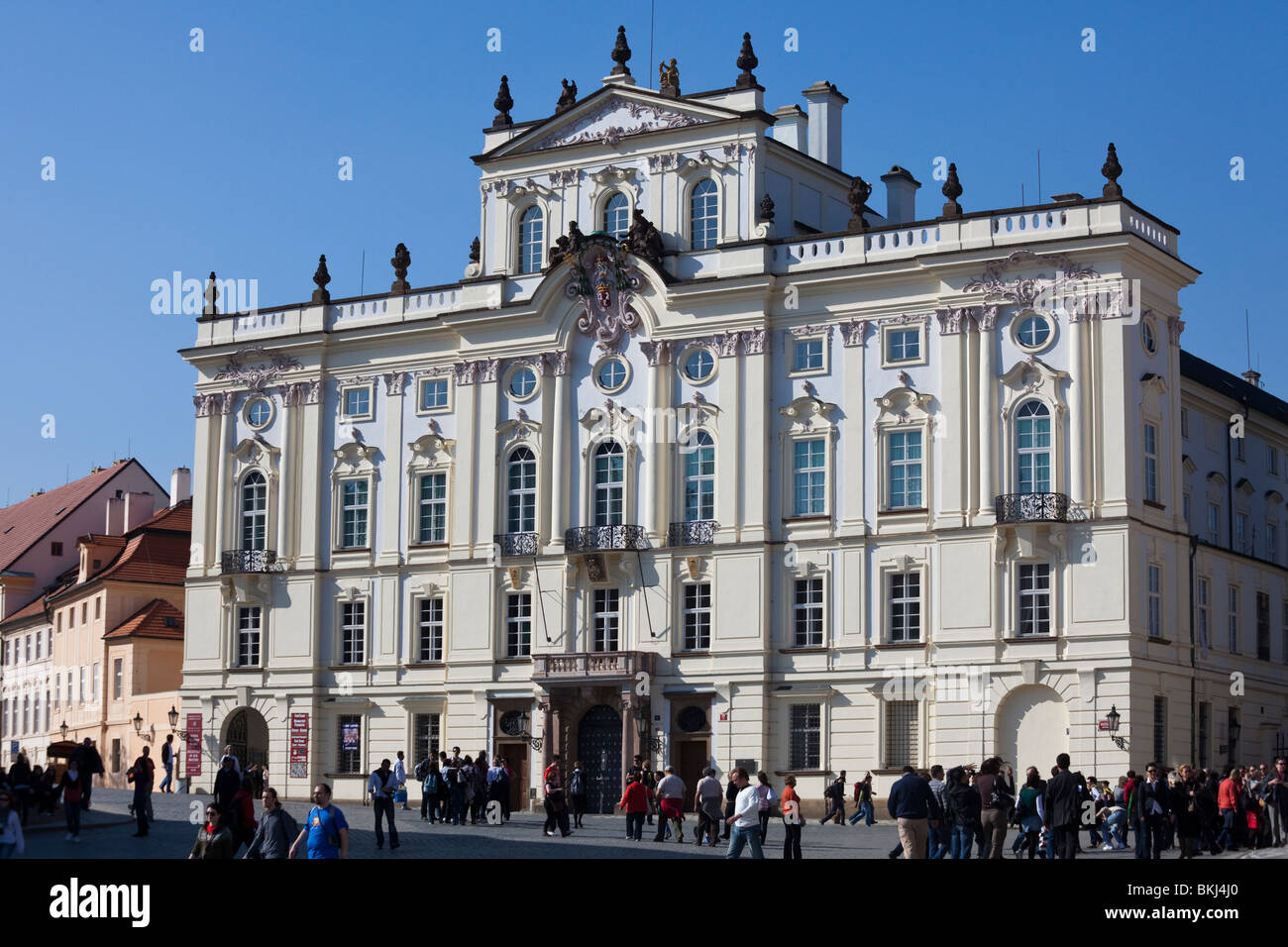 Palast des Erzbischofs, Prag, Tschechische Republik Stockfoto