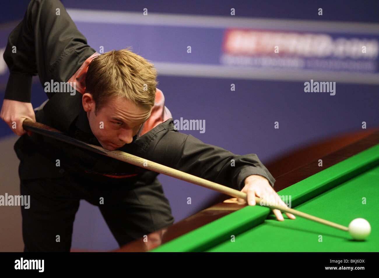 ALI CARTER WORLD SNOOKER CHAMPIONSHIP der Tiegel SHEFFIELD ENGLAND 19. April 2010 Stockfoto