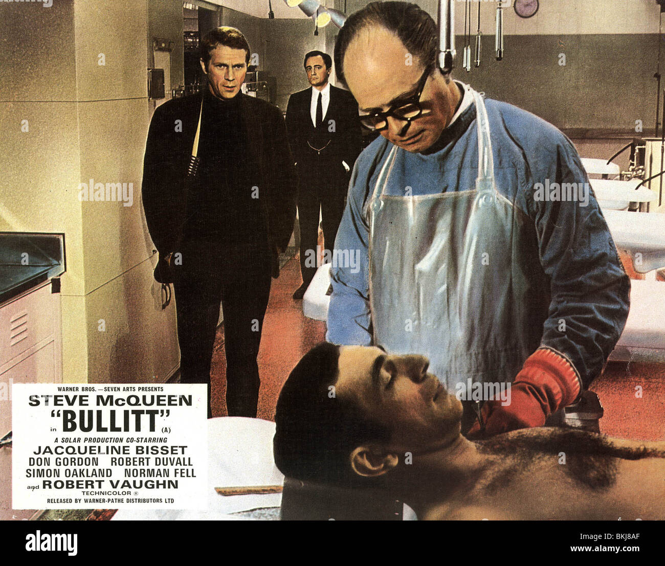 BULLITT (1968) STEVE MCQUEEN, ROBERT VAUGHN BULL 003 FOH Stockfoto