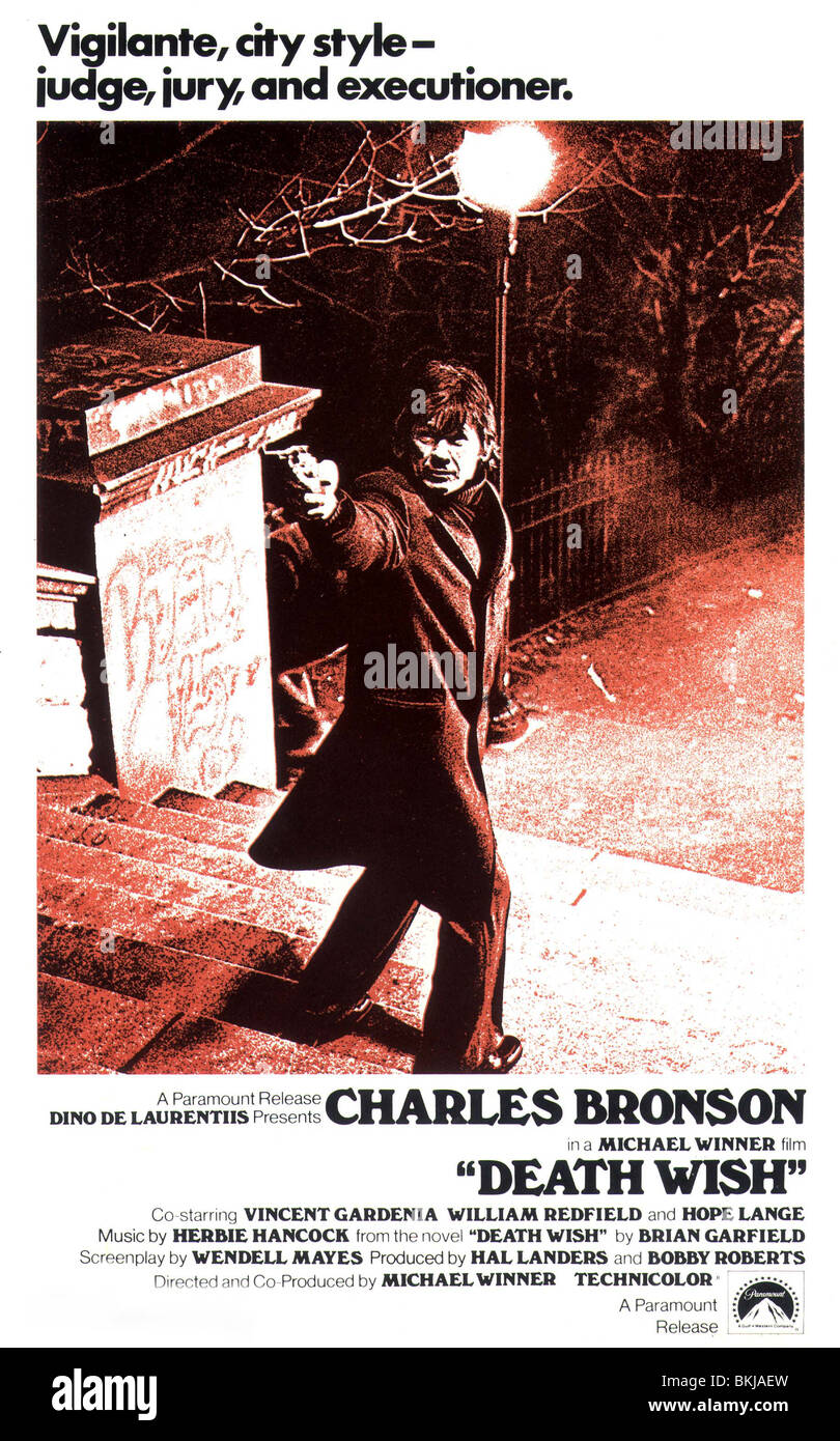 TODESWUNSCH (1974)-CHARLES BRONSON, MICHAEL WINNER (DIR) DTWH 001PK Stockfoto