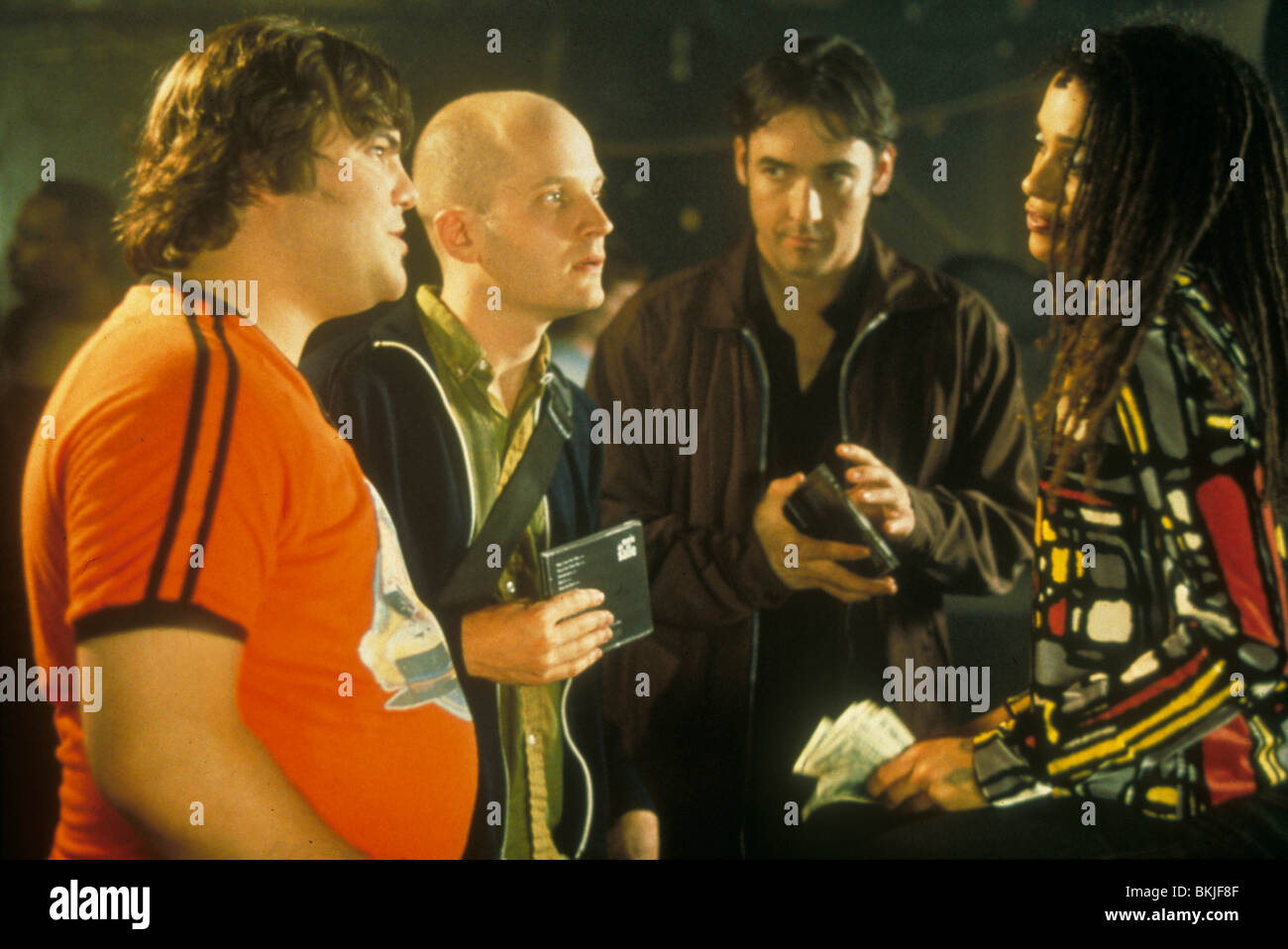 HIGH FIDELITY (2000) JACK BLACK, TODD LOUISO, JOHN CUSACK, LISA BONET HIFI 117 Stockfoto