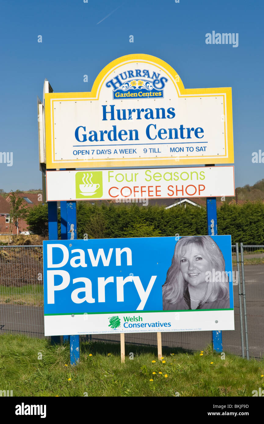 Dawn Parry Konservative Partei Kandidat 2010 General Wahlplakat In