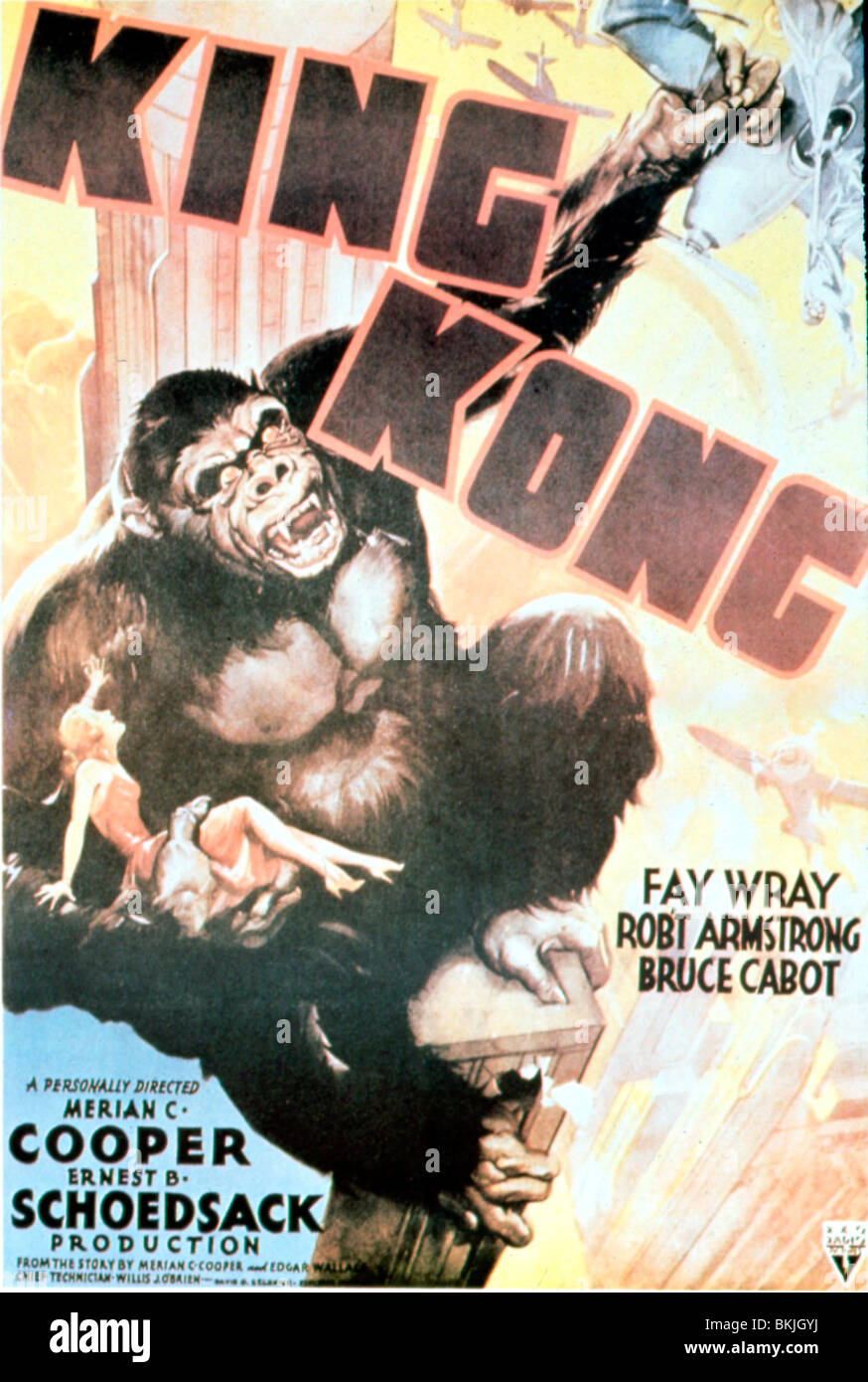 KING KONG (1933) PLAKAT KKG 016 MOVIESTROE SAMMLUNG LTD Stockfoto