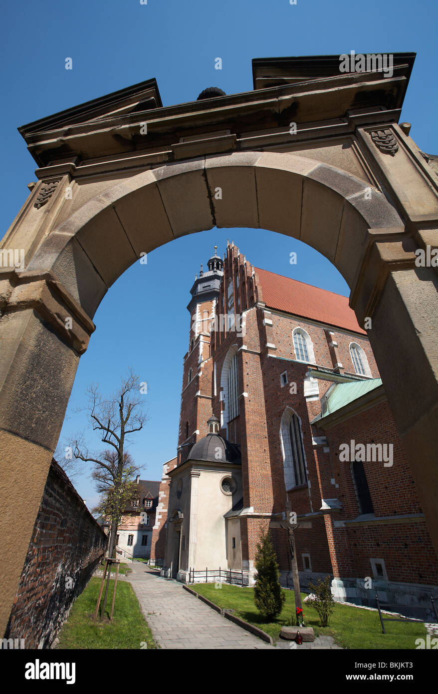 Europa-Polen-Krakau-Kazimierz-Corpus-Christi Kirche Bozego Ciala Stockfoto