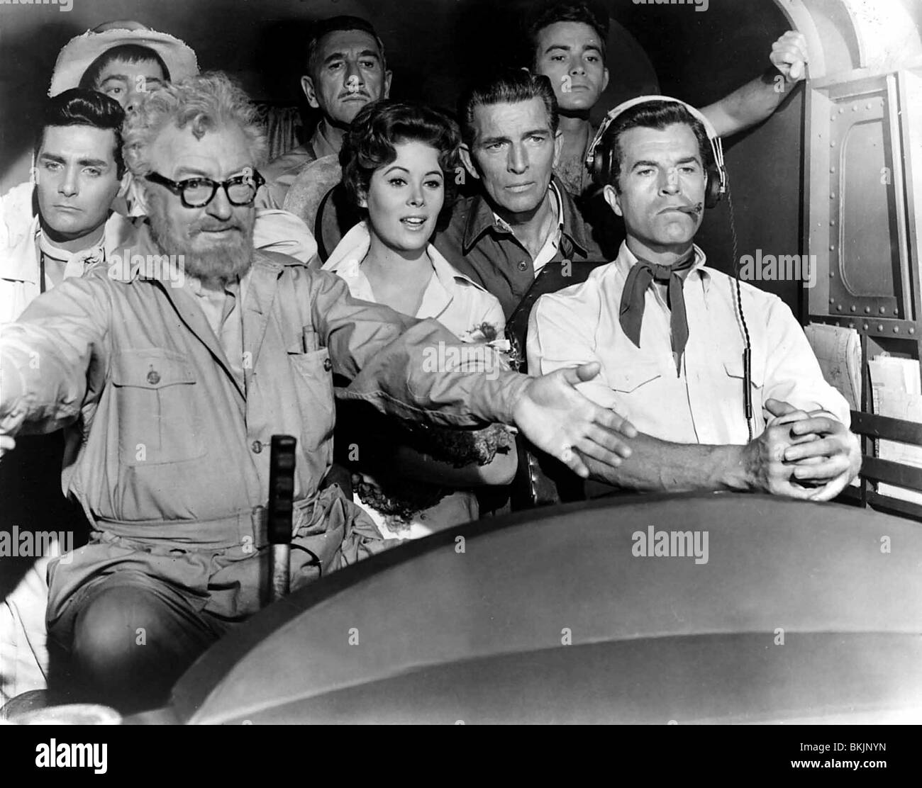 DIE VERLORENE WELT (1960) DAVID HEDISON, CLAUDE RAINS, JILL ST. JOHN, MICHAEL RENNIE LOWO 001-01 Stockfoto