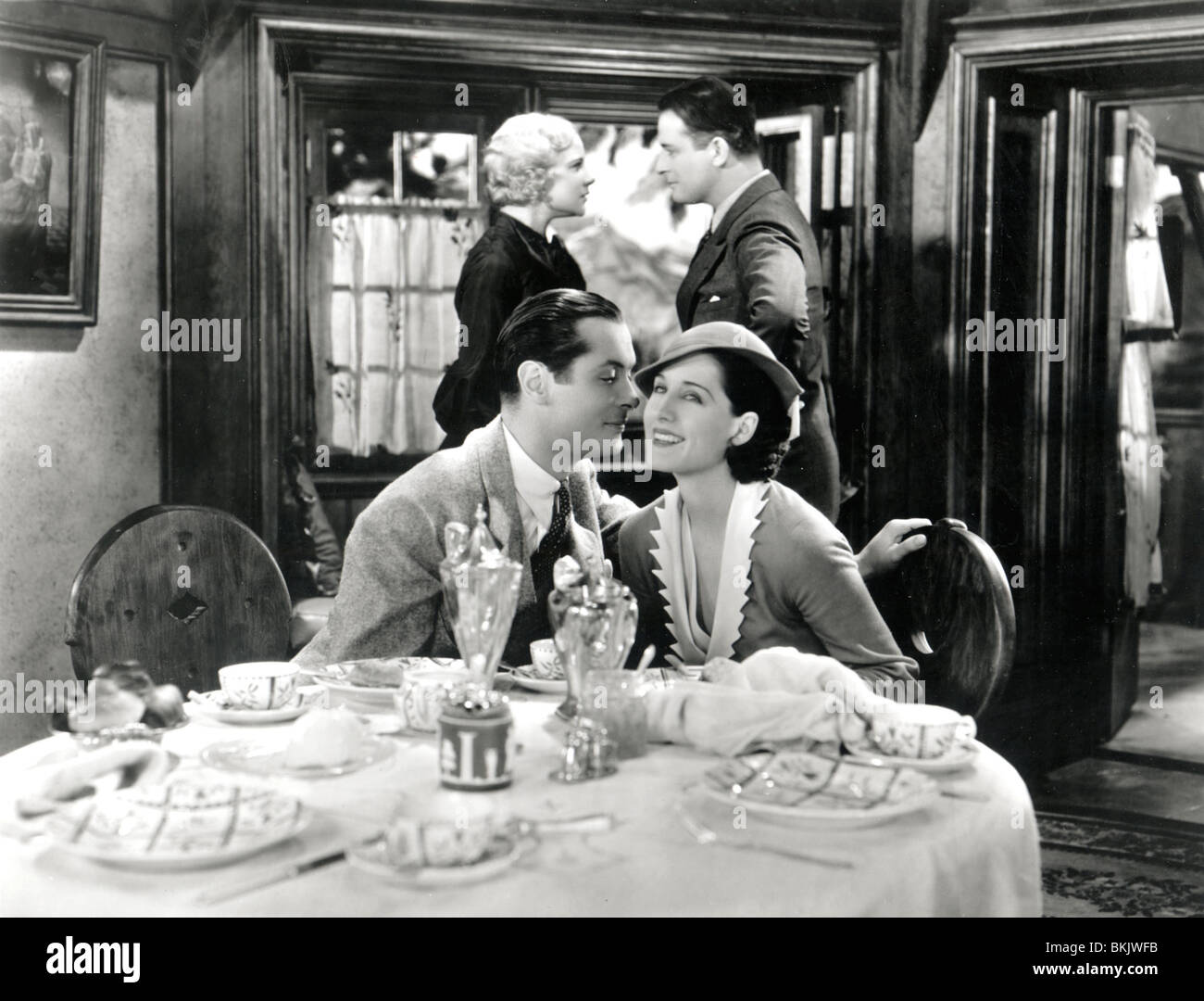 JEAN HERSHOLT PRIVATLEBEN (1931), ROBERT MONTGOMERY, NORMA SHEARER, REGINALD DENNY PLVS 003 P Stockfoto