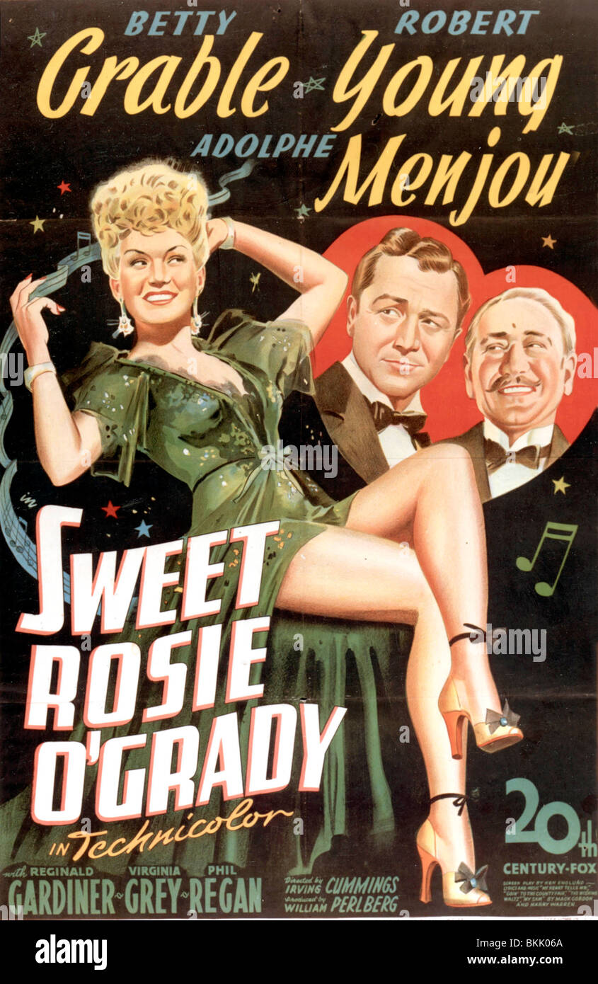 SÜßE ROSIE O'GRADY (1943) PLAKAT SWRO 001 CP Stockfoto