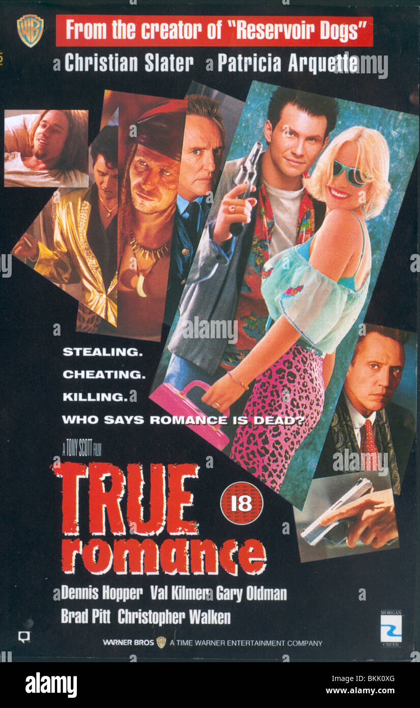 True Romance 1993 Poster Stockfotografie Alamy