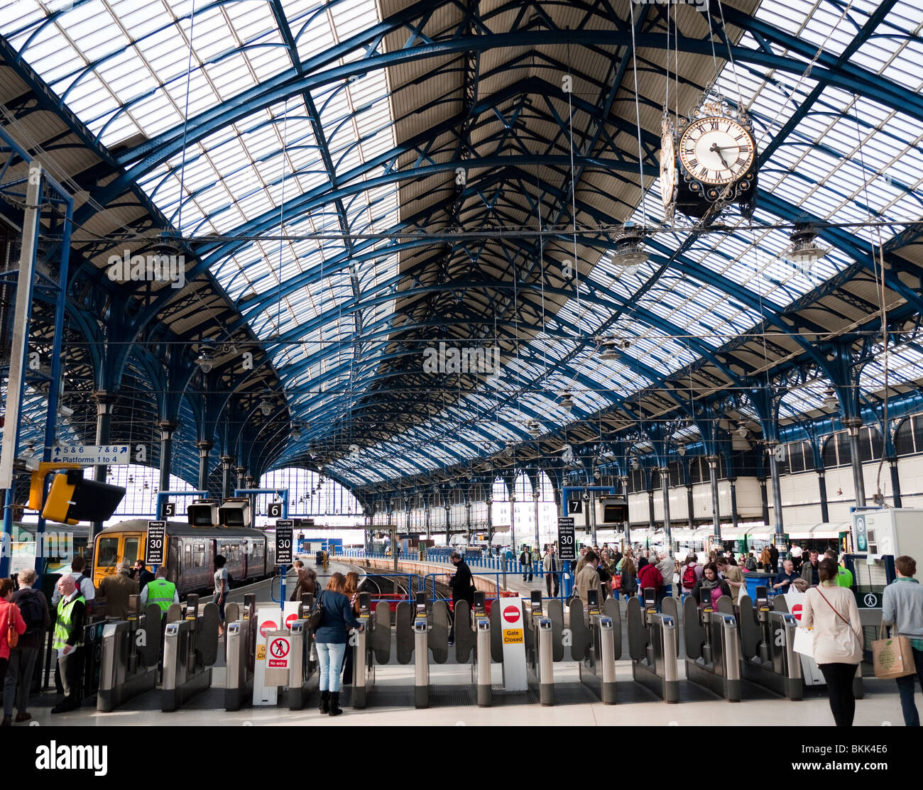 Bahnhof von Brighton Stockfoto