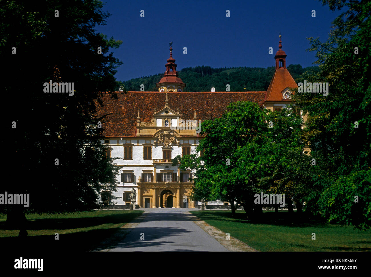 Schloss Eggenberg Schloss Eggenberg, Graz, Graz, Steiermark, Österreich, Europa Stockfoto