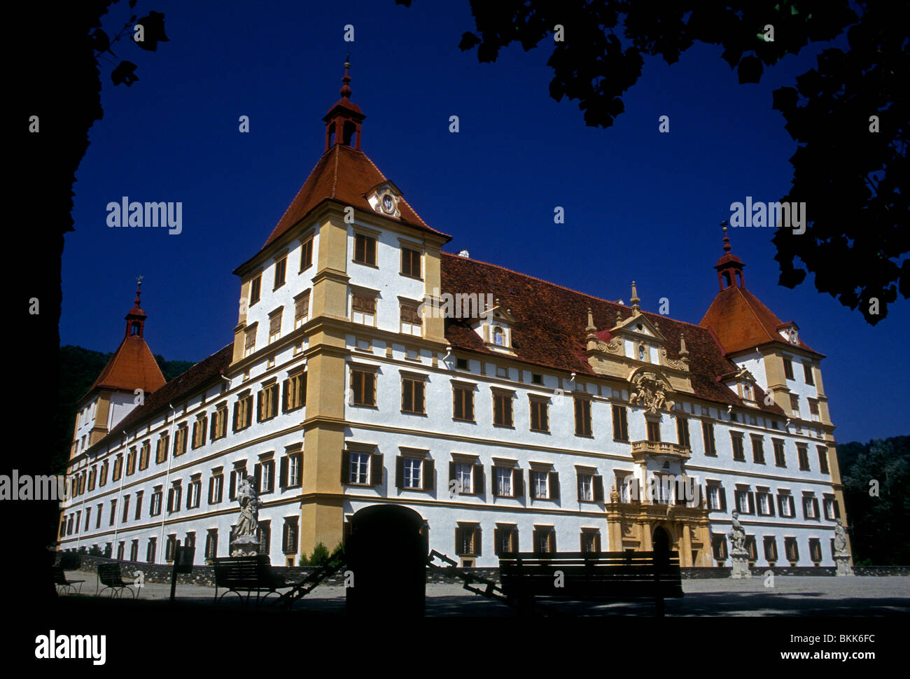 Schloss Eggenberg Schloss Eggenberg, Graz, Graz, Steiermark, Österreich, Europa Stockfoto