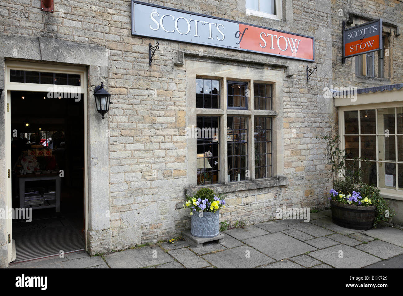 Scotts Stow Marktplatz verstauen auf dem würde Gloucestershire uk Stockfoto