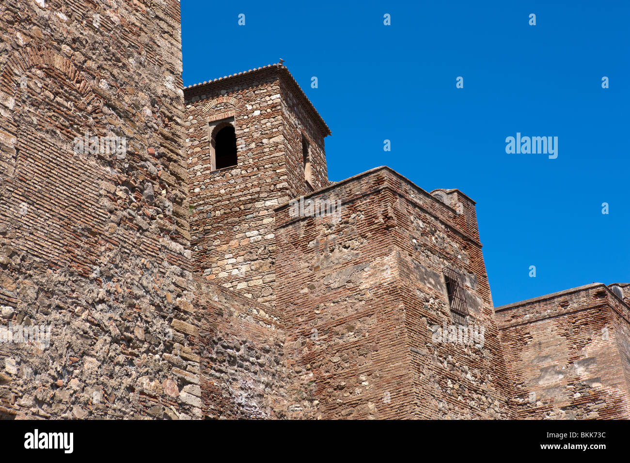 Alcazaba, Malaga, Andalusien, Spanien. Stockfoto