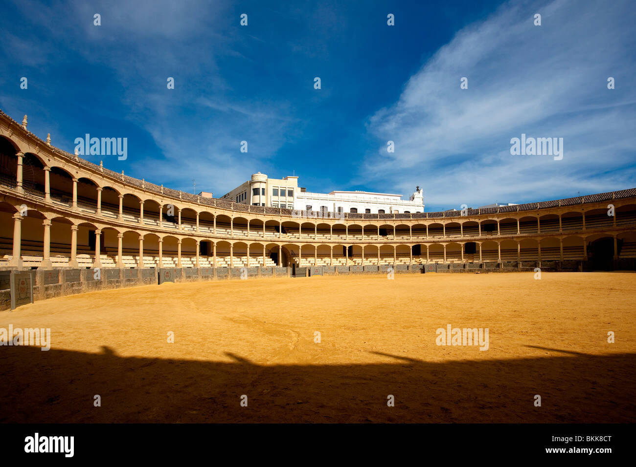 Die Stierkampfarena Ronda, Andalusien, Costa Del Sol, Malaga, Spanien Stockfoto