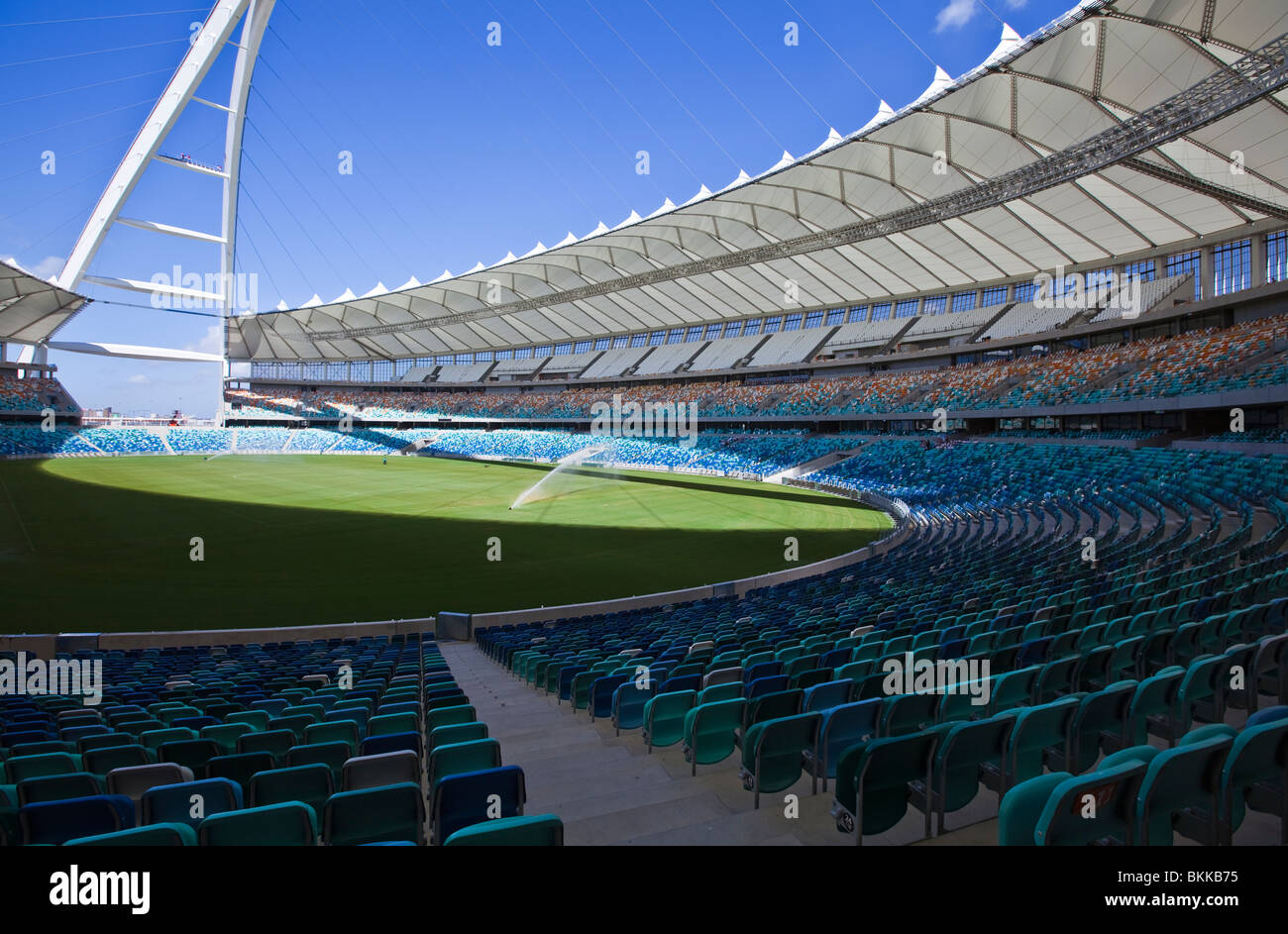 Südafrika WM 2010, das Moses Mabhida Stadion von Durban, Kapazität 70.000 Stockfoto