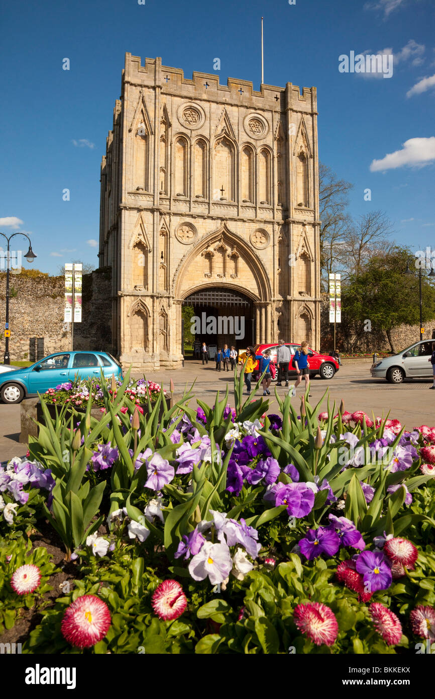 Abtei Torturm in Bury St Edmunds, Suffolk, UK Stockfoto