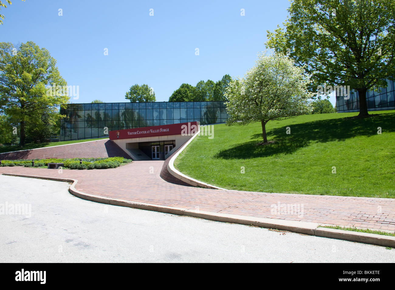 Besucherzentrum im Valley Forge National Park in Pennsylvania Stockfoto