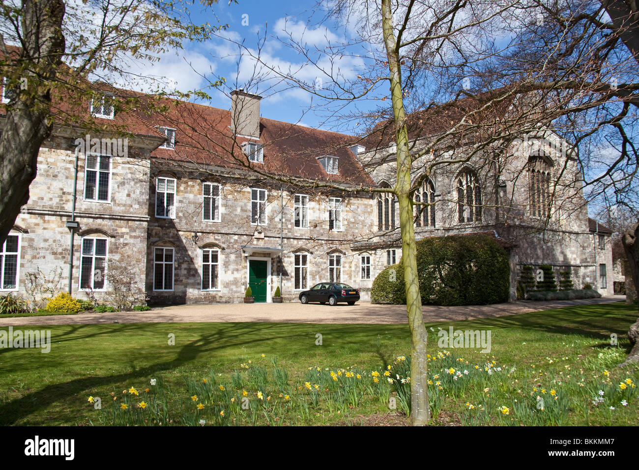 Bishops House, The West Wing von Wolvesey Castle, Winchester, Hampshire, England. Stockfoto