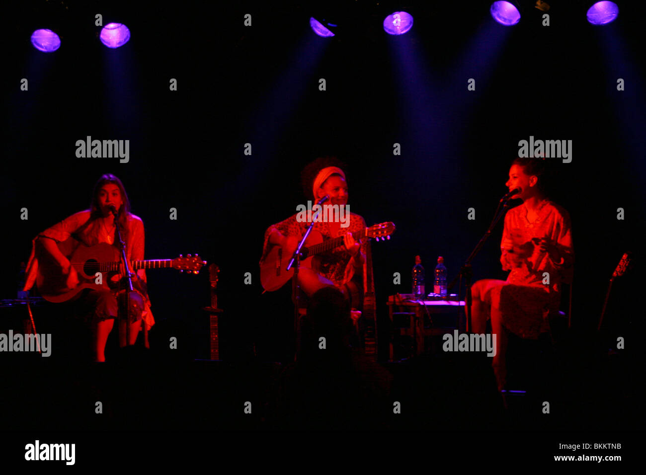 Das israelische Trio band Habanot Nehama Stockfoto