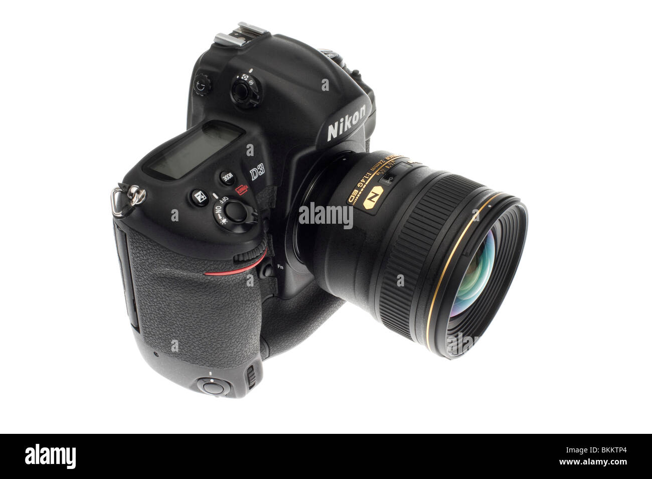 DSLR Wechselobjektiv - Nikon 24mm f/1.4 ultra schnell-Weitwinkel Stockfoto