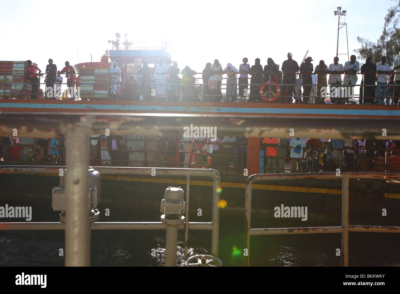 Kenia, Mombasa, Osten, Afrika, West-Kenia, ferry Stockfoto