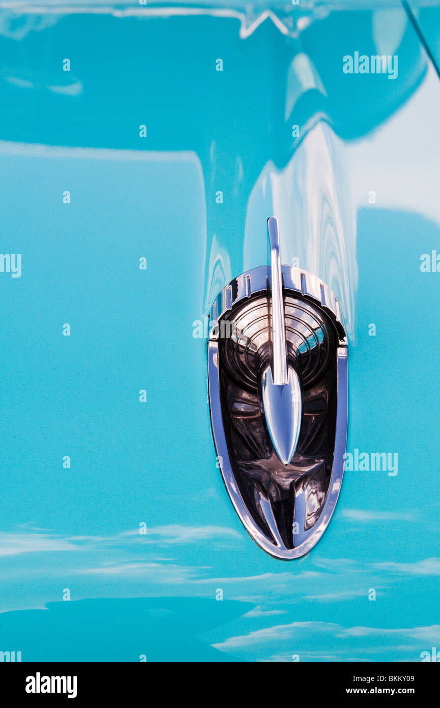 1957 Chevrolet Bel Air. Chevy. Amerikanische Oldtimer. Abstrakt Stockfoto