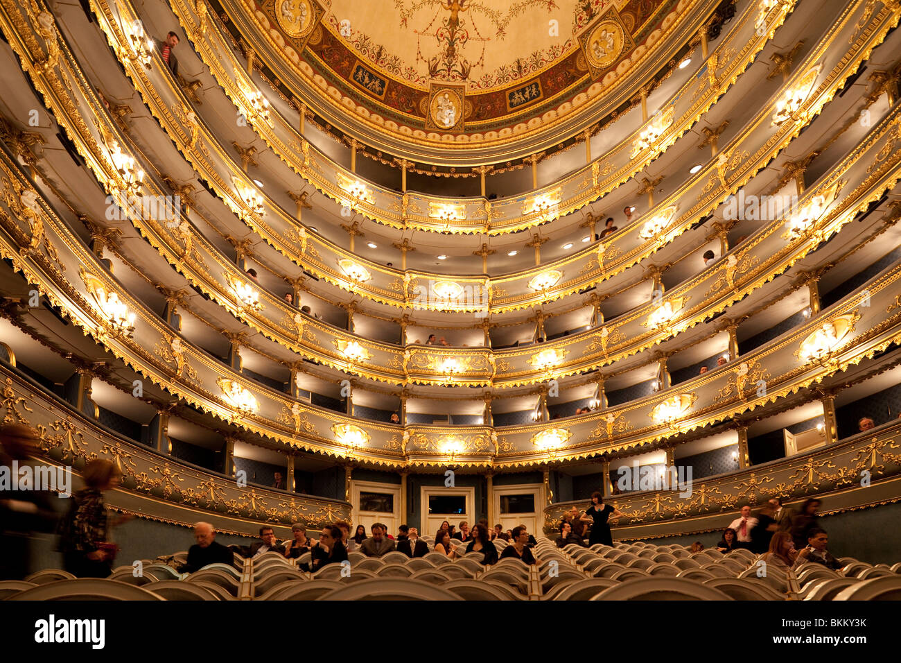 Ständetheater, Stavovské Divadlo, Prag, Tschechische Republik. Stockfoto