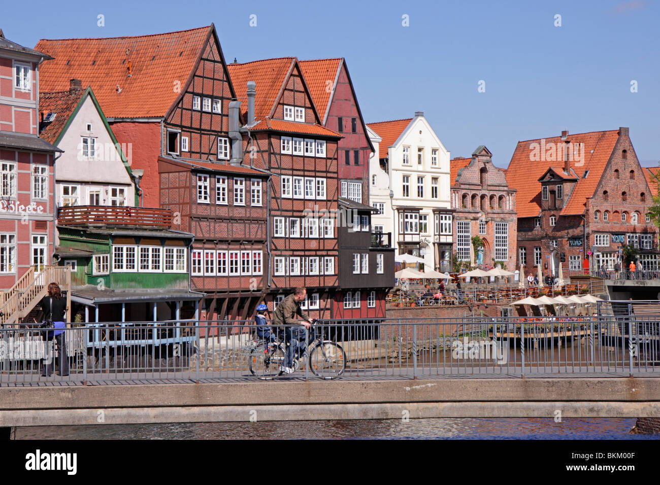 Bin weist, Lüneburg, Niedersachsen, Deutschland Stockfoto