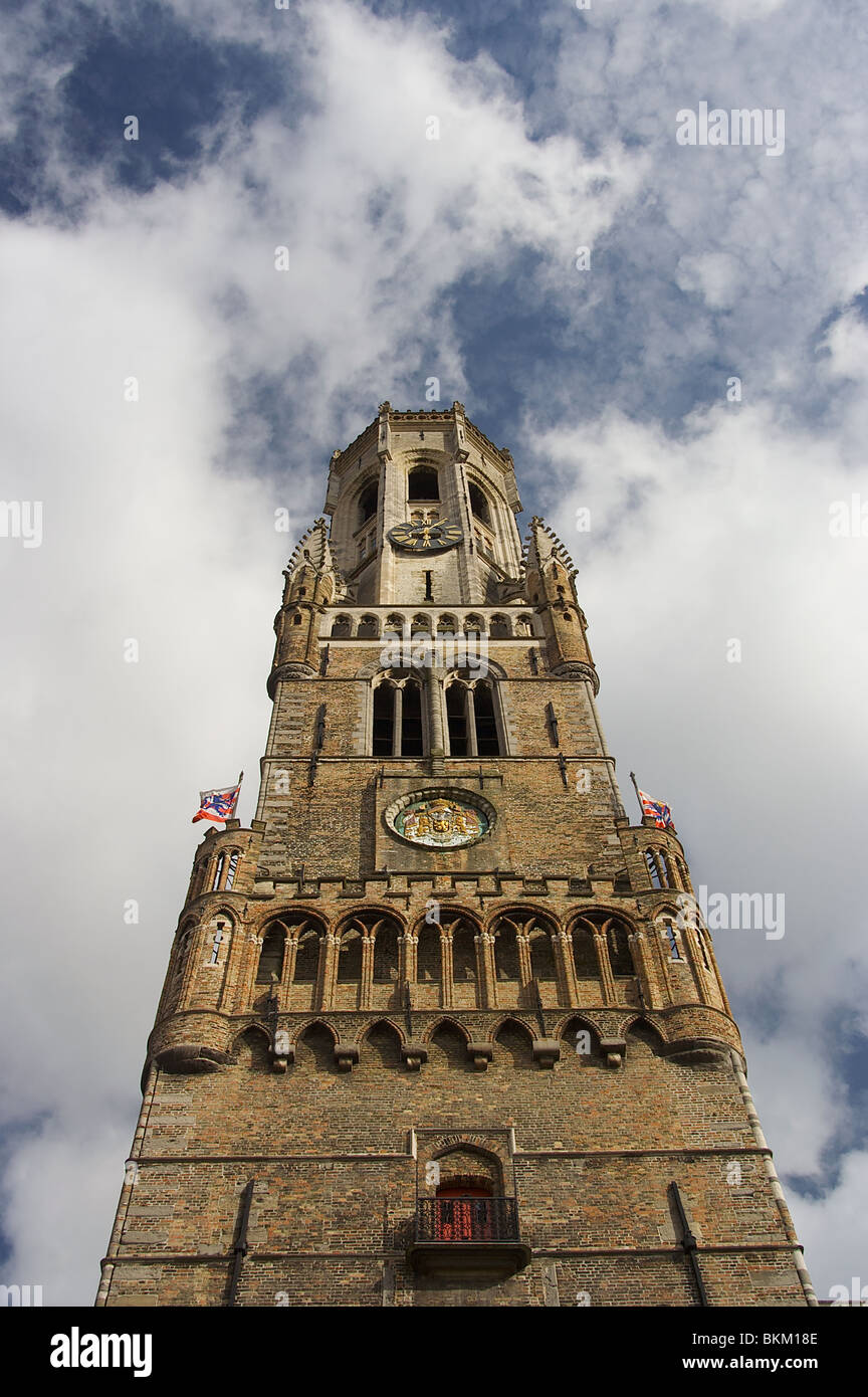 Der Glockenturm in Brügge, Belgien Stockfoto