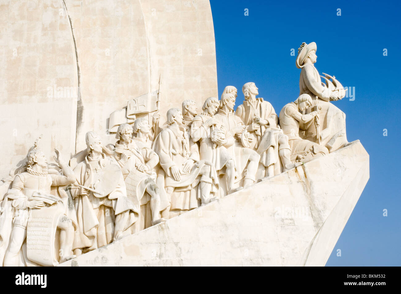 Denkmal der Entdeckungen in Belem Portugal Stockfoto