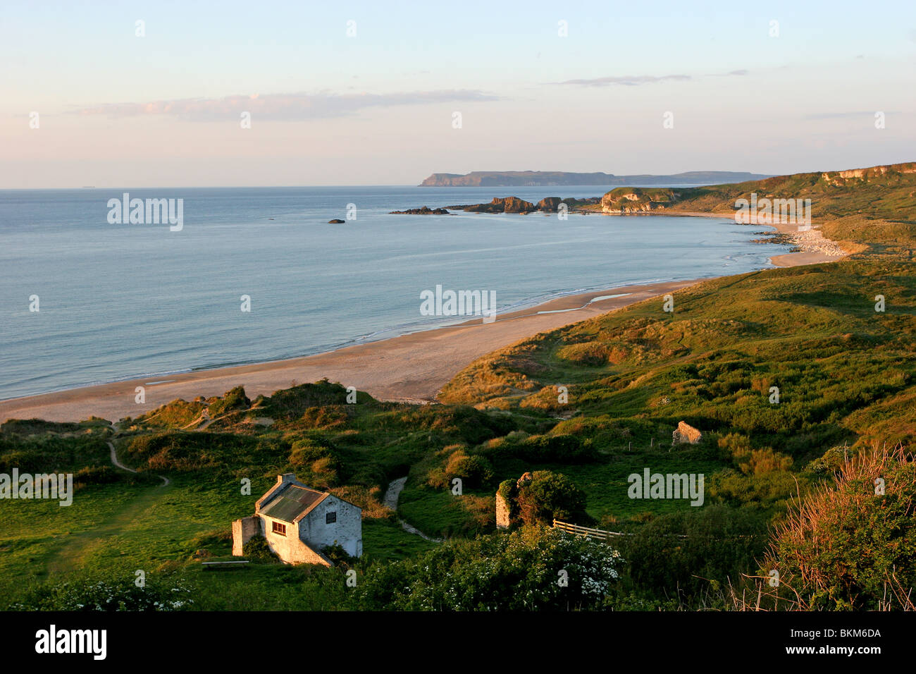Whitepark Bay, Causeway-Küste, Nord-Irland Stockfoto