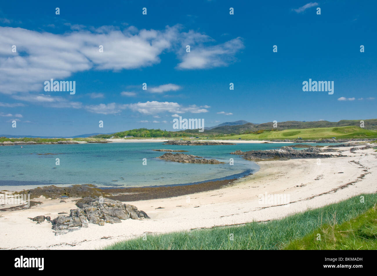 LON Liath Strand Portnaluchaig nr Morar Highland Schottland Stockfoto