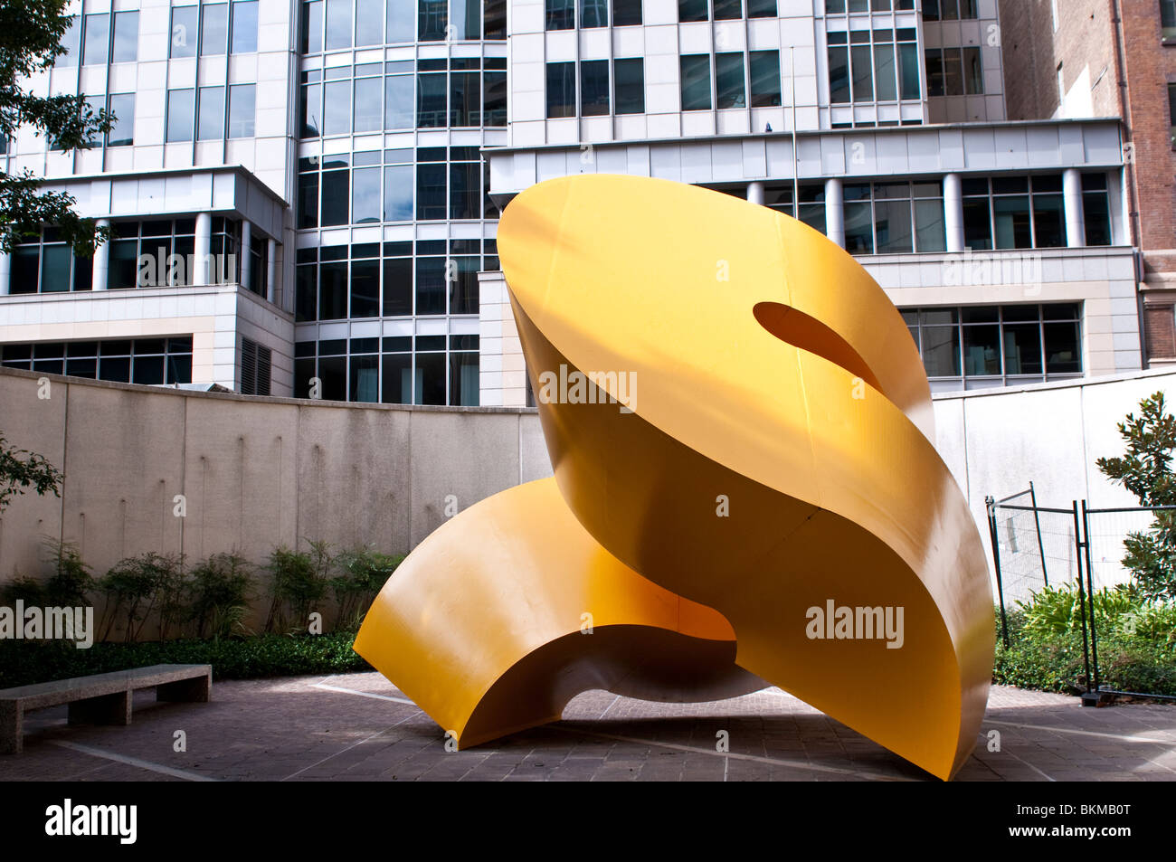 Moderne Skulptur bei MLC Centre, Central Business District Architektur, Sydney, Australia Stockfoto