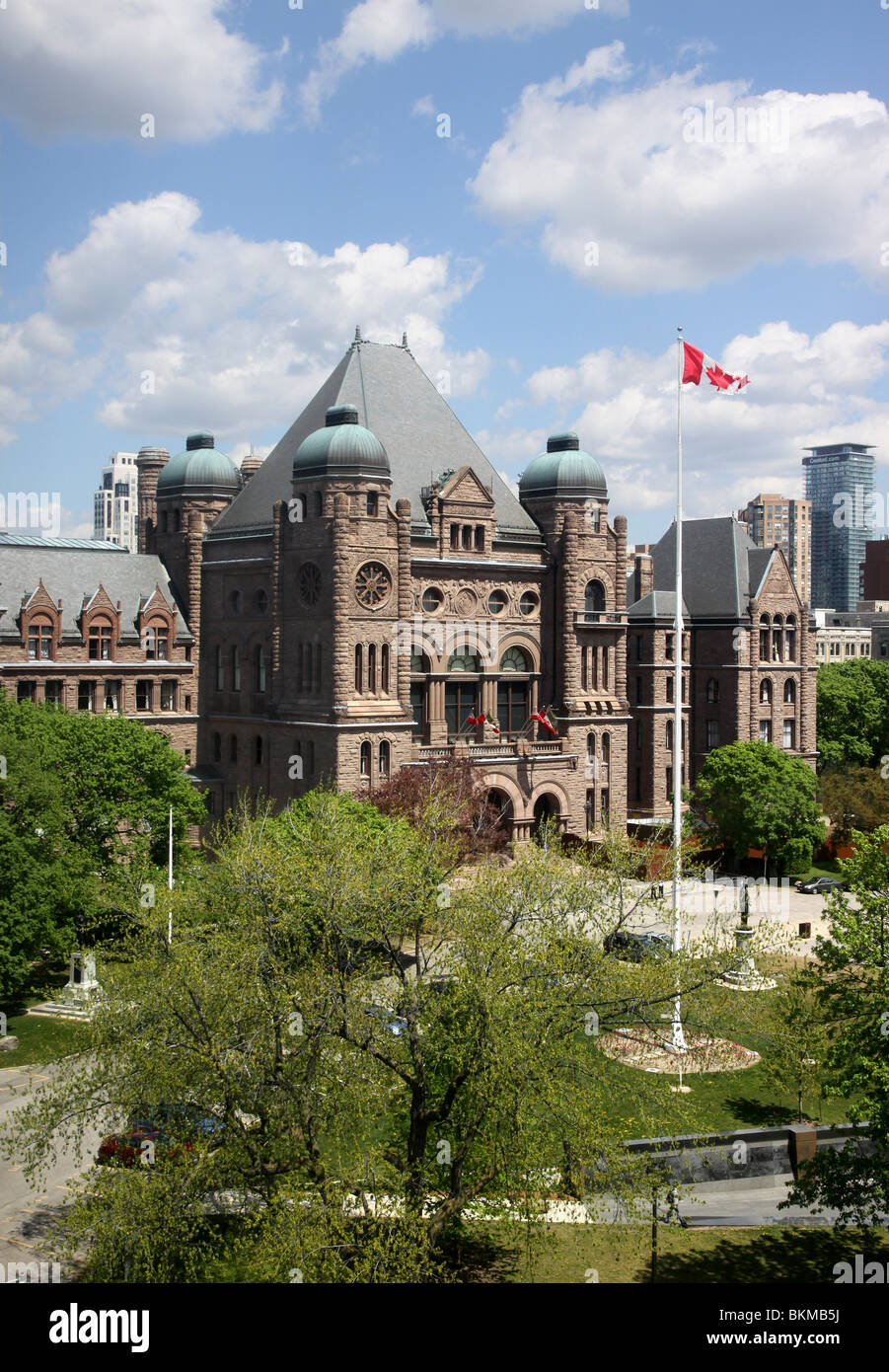 Provincial Parlamentsgebäude, Toronto Stockfoto