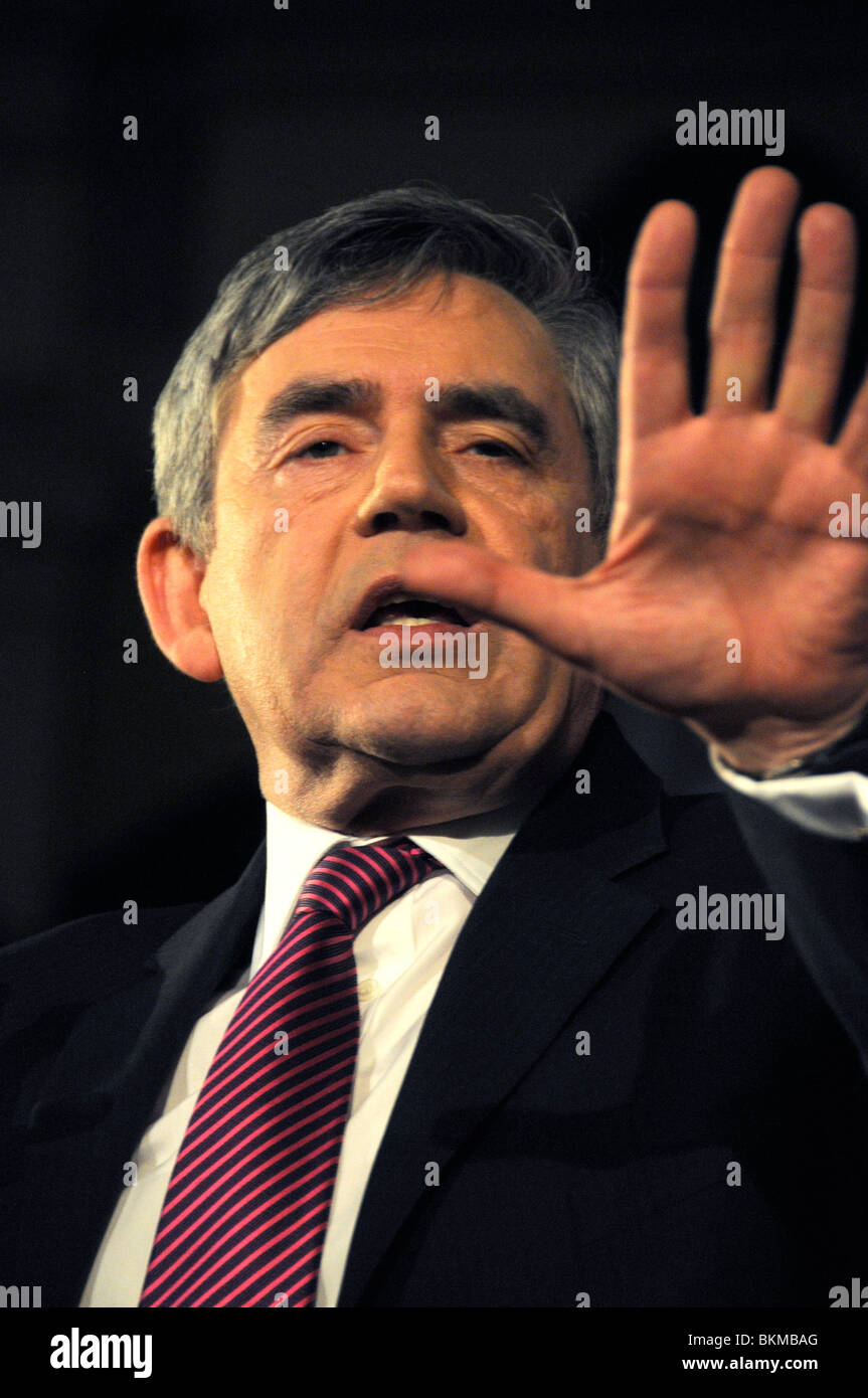 Großbritannien britische Ex-Premierminister Gordon Brown Stockfoto