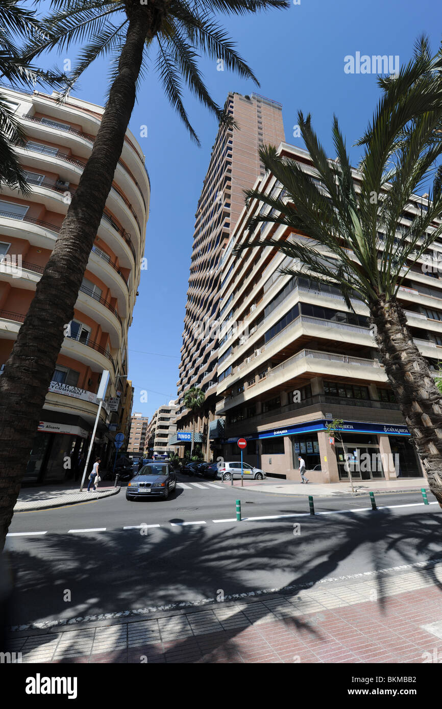 Avenida de Federico Soto, Alicante, Provinz Alicante, Comunidad Valenciana, Spanien Stockfoto