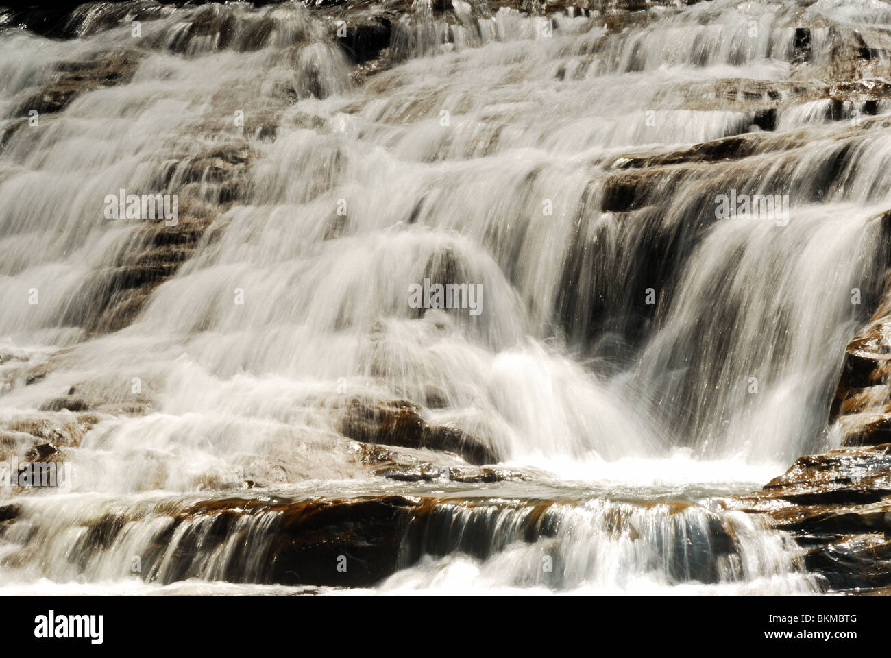 Kleine Wasserfälle Dandeli Stockfoto